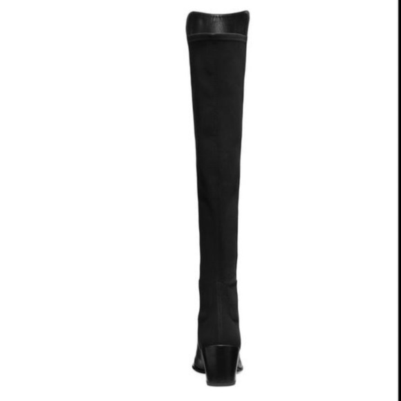 Stuart Weitzman City Block Boot Nappa Leather Over The Knee Boot In Black Size 9 - Picture 11 of 14